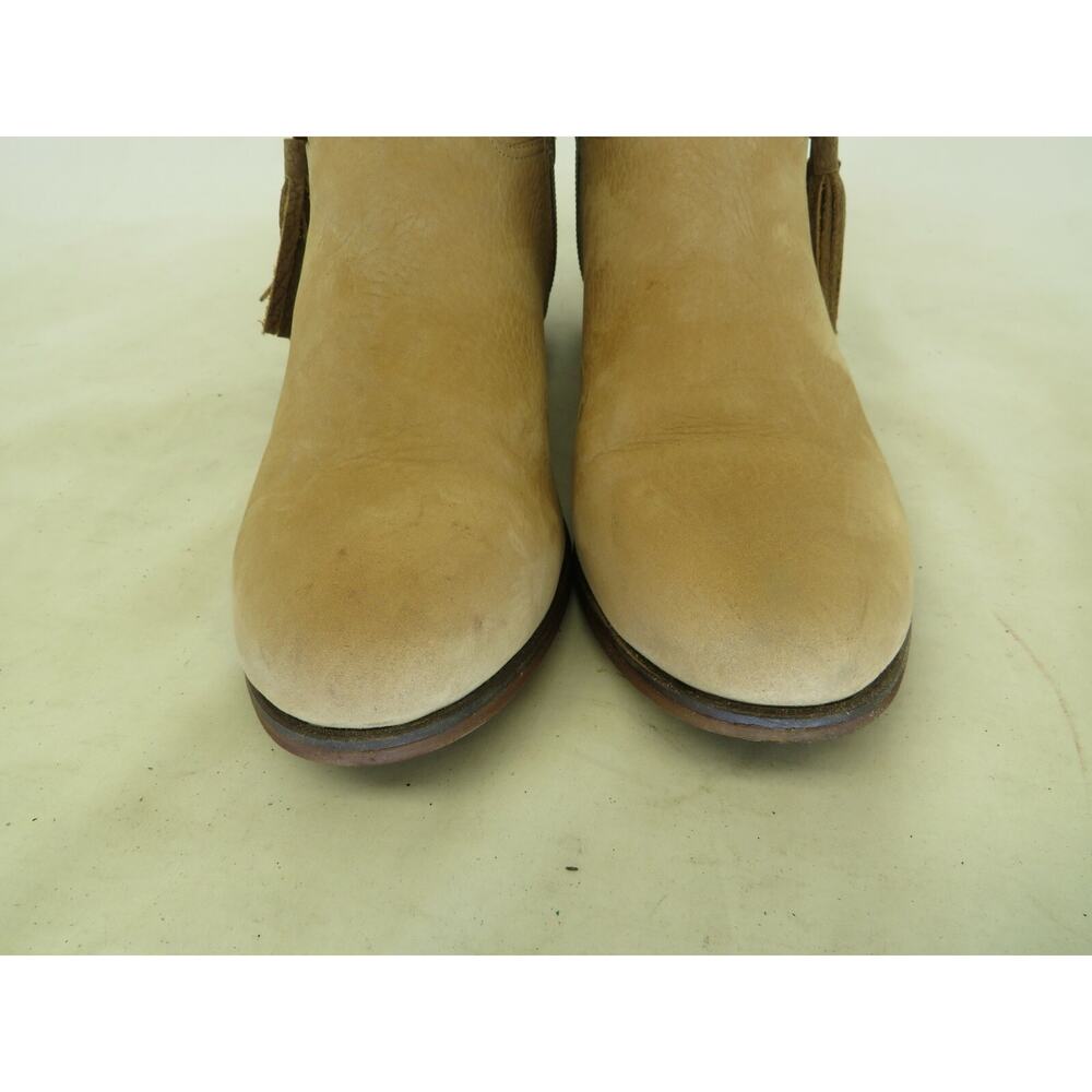 Lucky Brand Womens Brown Leather Zip Ankle Fashion Boots Bootie Size 6 M - Picture 6 of 12